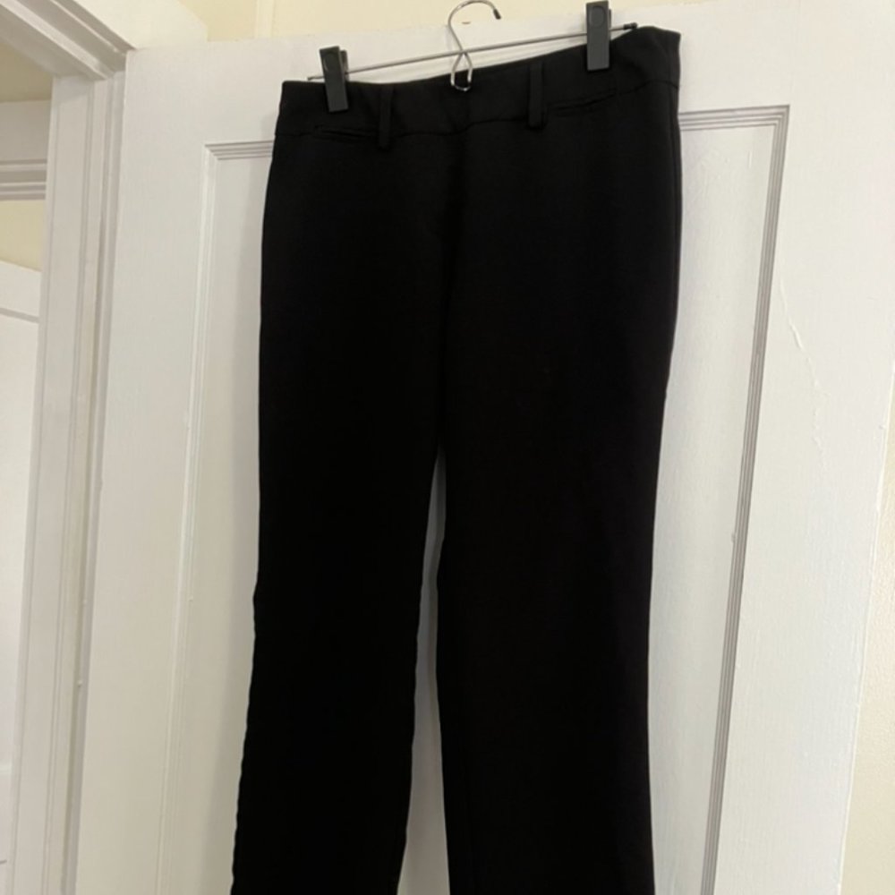 Black stretch pants